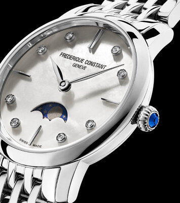 Frederique Constant Slimline Lady Quartz FC-206MPWD1S6B