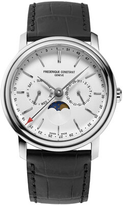 Frederique Constant Classics Index Business Timer Quartz Moon Phase FC-270SW4P26