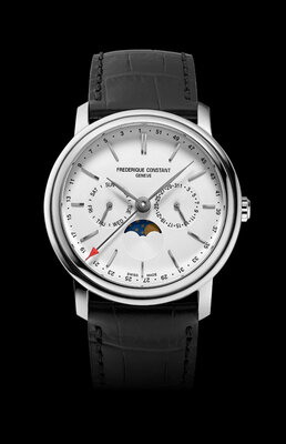 Frederique Constant Classics Index Business Timer Quartz Moon Phase FC-270SW4P26