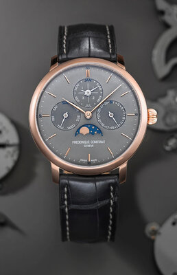 Frederique Constant Manufacture Slimline Automatic Moon Phase Perpetual Calendar FC-775G4S4