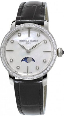 Frederique Constant Slimline Lady Quartz Moon Phase FC-206MPWD1SD6