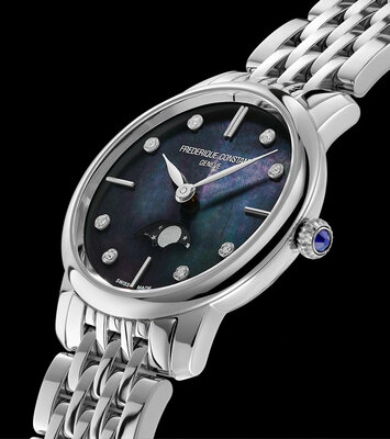 Frederique Constant Slimline Quartz Moon Phase FC-206MPBD1S6B