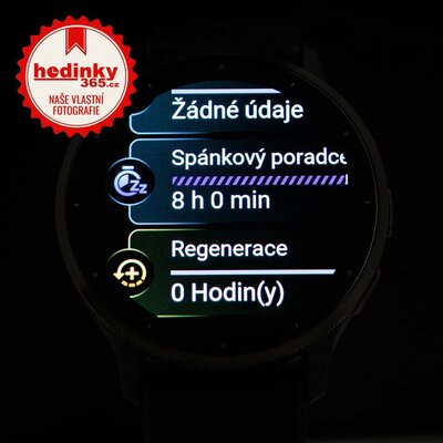 Garmin Venu 3 Slate / Black, Black Leather Band (Premium) (+ náhradní řemínek)