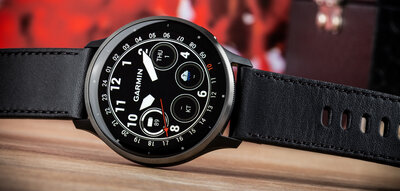 Garmin Venu 3 Slate / Black, Black Leather Band (Premium) (+ náhradní řemínek)