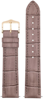 Kožený řemínek Hirsch Duke L 01028037-1, hnědý, teletina, délka L, Quick Release