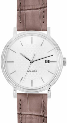 Kožený řemínek Hirsch Duke S 01028337-1, hnědý, teletina, délka S, Quick Release