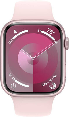 Apple Watch Series 9 GPS 45mm Pink Aluminium Case / Light Pink Sport Band - M/L