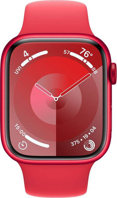 Apple Watch Series 9 GPS 45mm (PRODUCT) RED Aluminium Case / (PRODUCT) RED Sport Band - M/L