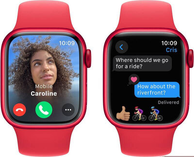 Apple Watch Series 9 GPS 45mm (PRODUCT) RED Aluminium Case / (PRODUCT) RED Sport Band - M/L