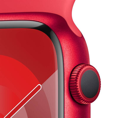 Apple Watch Series 9 GPS 45mm (PRODUCT) RED Aluminium Case / (PRODUCT) RED Sport Band - S/M