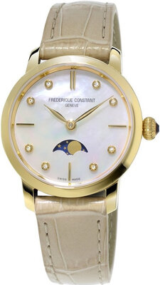 Frederique Constant Slimline Lady Quartz Moon Phase FC-206MPWD1S5