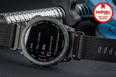 Garmin Tactix 7 Sapphire AMOLED Black Nylon Band (+ náhradní řemínek)