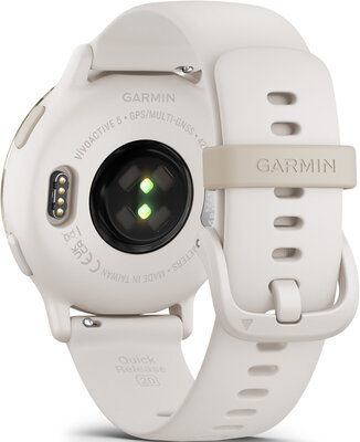 Garmin Vívoactive 5, Cream Gold/ Ivory, Silicone Band