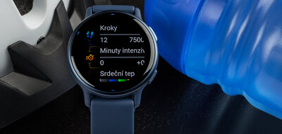 Garmin Vívoactive 5, Navy, Silicone Band