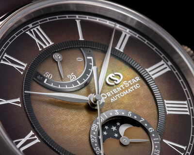 Orient Star Classic M45 F7 Moon Phase Automatic RE-AY0121A00B Lake Tazawa Limited Edition 180pcs (+ náhradní řemínek)
