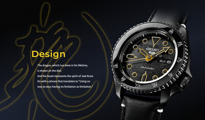 Seiko 5 Sports SRPK39K1 Bruce Lee Limited Edition 15000pcs