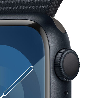 Apple Watch Series 9 GPS 41mm Midnight Aluminium Case / Midnight Sport Loop