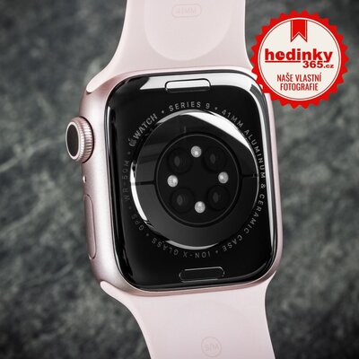 Apple Watch Series 9 GPS 41mm Pink Aluminium Case / Light Pink Sport Band - S/M