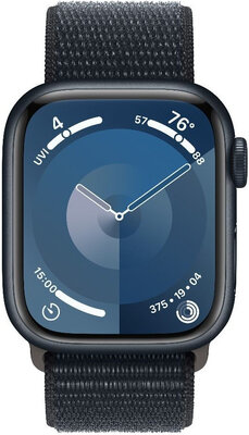Apple Watch Series 9 GPS + Cellular 41mm Midnight Aluminium Case / Midnight Sport Loop