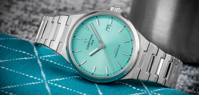 Certina DS-7 Powermatic 80 C043.407.11.351.00 (v barvě Tiffany Blue)