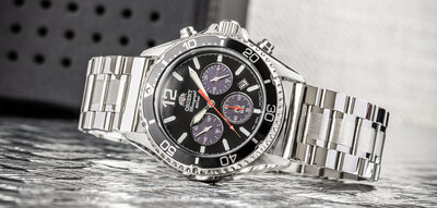 Ocelový náramek Ricardo Montorio, stříbrný