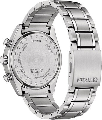 Citizen Sports Eco-Drive Radio Controlled Tsuki-yomi Moon Phase Super Titanium BY1010-81H