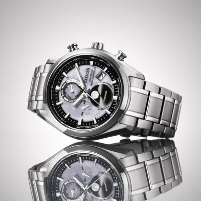 Citizen Sports Eco-Drive Radio Controlled Tsuki-yomi Moon Phase Super Titanium BY1010-81H