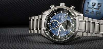 Citizen Sports Eco-Drive Radio Controlled Tsuki-yomi Moon Phase Super Titanium BY1010-81L