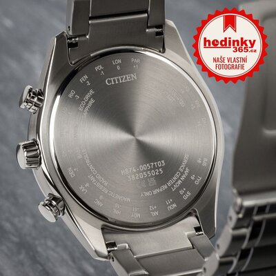 Citizen Sports Eco-Drive Radio Controlled Tsuki-yomi Moon Phase Super Titanium BY1010-81L