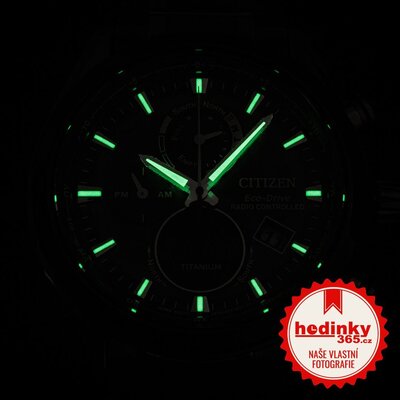 Citizen Sports Eco-Drive Radio Controlled Tsuki-yomi Moon Phase Super Titanium BY1018-80E