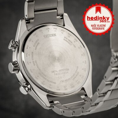 Citizen Sports Eco-Drive Radio Controlled Tsuki-yomi Moon Phase Super Titanium BY1018-80E