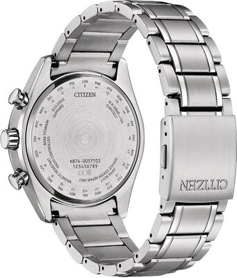 Citizen Sports Eco-Drive Radio Controlled Tsuki-yomi Moon Phase Super Titanium BY1018-80X