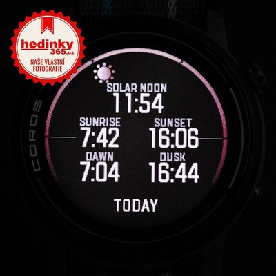 Coros Pace 3 Black, Nylon Band