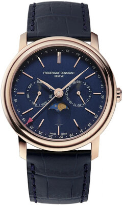 Frederique Constant Classics Index Business Timer Quartz Moon Phase FC-270N4P4