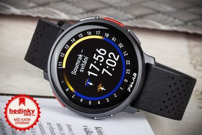 Polar Vantage V3 Night Black, velikost S-L