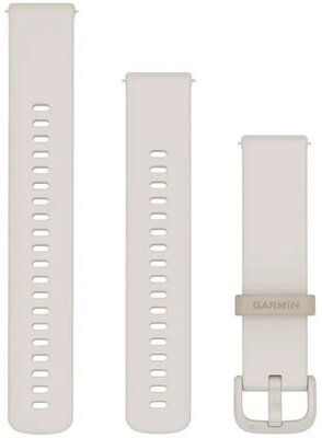 Řemínek Garmin Quick Release 20mm, béžový, béžová přezka + prodloužená část (Venu, Venu Sq, Venu Sq 2, Venu 2 plus aj.)