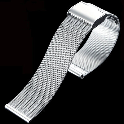 Ocelový náramek Ricardo Barletta, stříbrný, milánský