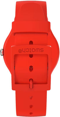 Swatch Blue Rings Red SO29R103