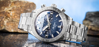 Edox SkyDiver Chronograph Quartz 10116-3-buidn Limited Edition 1000pcs ( + náhradní řemínek )