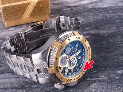 Invicta Bolt Quartz 50mm 11601 (II. Jakost)