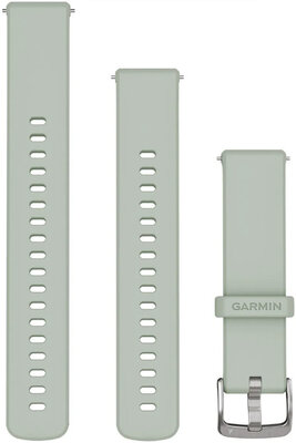 Silikonový řemínek Garmin 18mm, Sage Gray, Quick Release, + prodloužená část, 010-13256-01