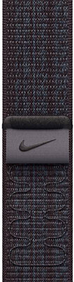 Sportovní provlékací řemínek Apple (Nike), černo-modrý, pro pouzdra 38/40/41 mm