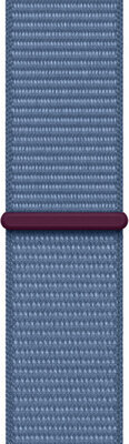 Sportovní provlékací řemínek Apple, textilní, ledově modrý, pro pouzdra 38/40/41 mm