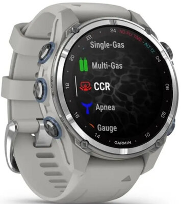 Garmin Descent Mk3 - 43mm, Silver/ Fog Grey