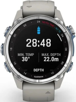 Garmin Descent Mk3 - 43mm, Silver/ Fog Grey