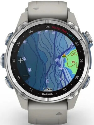 Garmin Descent Mk3 - 43mm, Silver/ Fog Grey