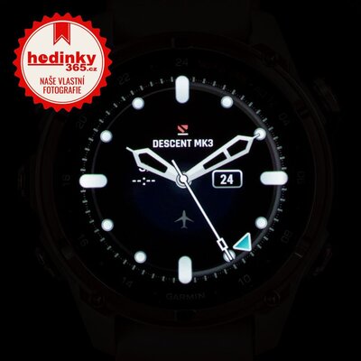 Garmin Descent Mk3 - 43mm, Silver/ Fog Grey