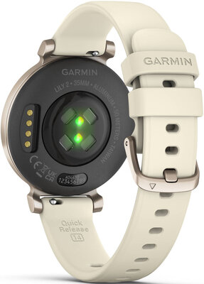 Garmin Lily 2 Cream Gold / Coconut Silicone Band (2024)