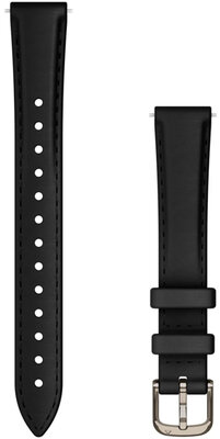 Kožený řemínek Garmin 14mm (pro Lily 2), černý, 010-13302-22