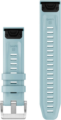 Silikonový řemínek Garmin 22mm, Azure, QuickFit, + prodloužená část, 010-13357-00